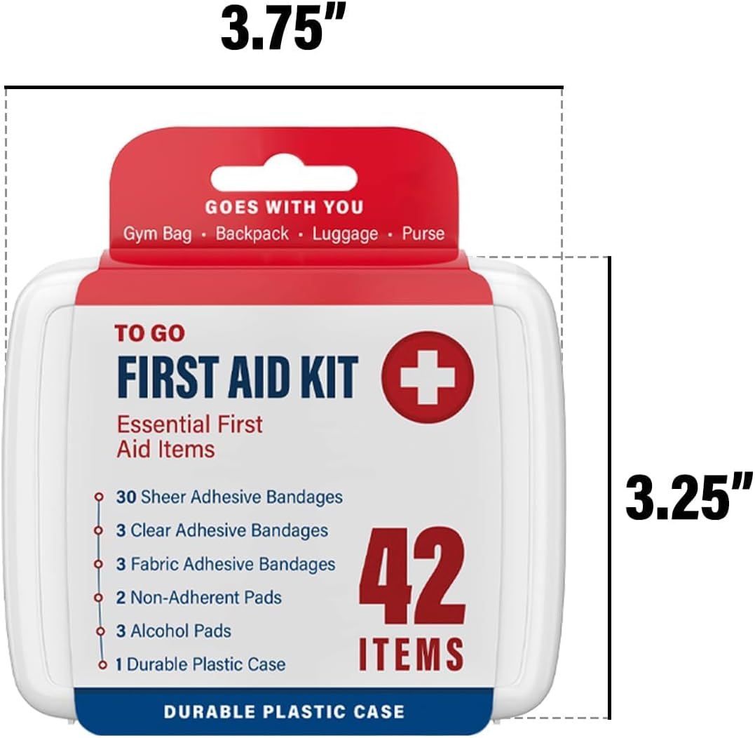 DecorRack 4200 Piece First Aid Kit, 100 Individual Boxes of 42 Items Each, First Aid Kits for Minor Cuts, Scrapes, Travel, Car, Home, Work, Field Trips or Camping (4200pcs, 100 Pack) - Image 2