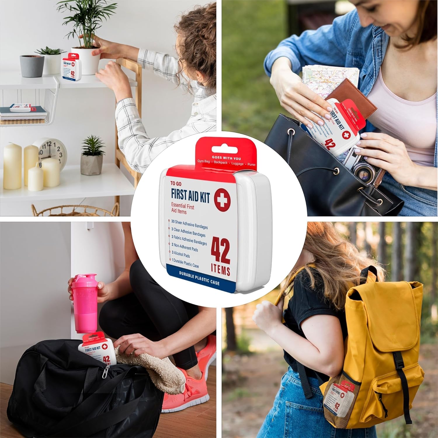 DecorRack 4200 Piece First Aid Kit, 100 Individual Boxes of 42 Items Each, First Aid Kits for Minor Cuts, Scrapes, Travel, Car, Home, Work, Field Trips or Camping (4200pcs, 100 Pack) - Image 7